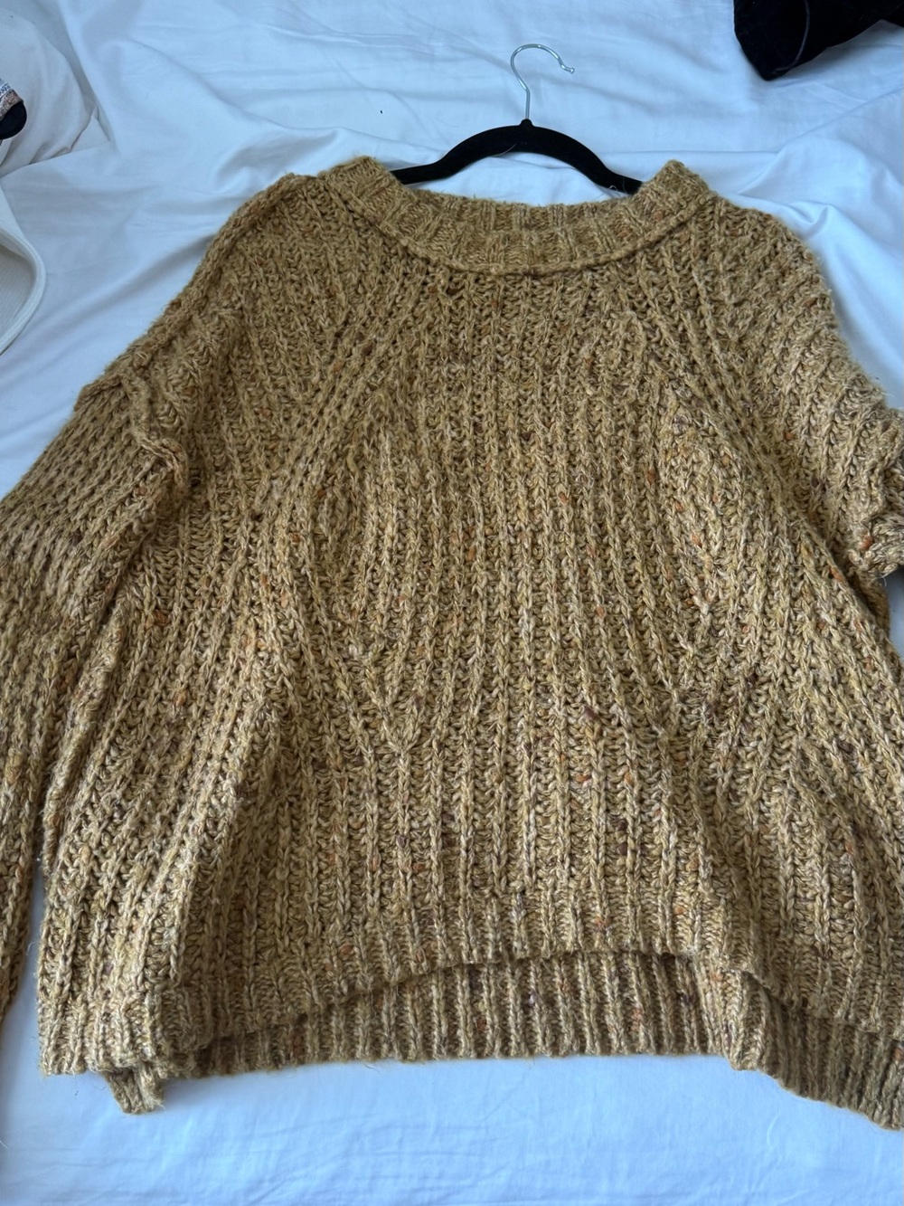 Universal Thread Chunky Mustard Crewneck Sweater - Picture 3 of 3